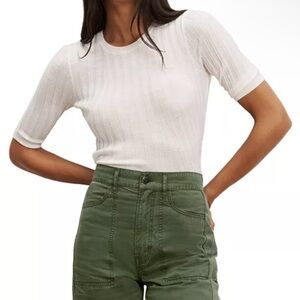 Veronica Beard merino wool crew neck sweater